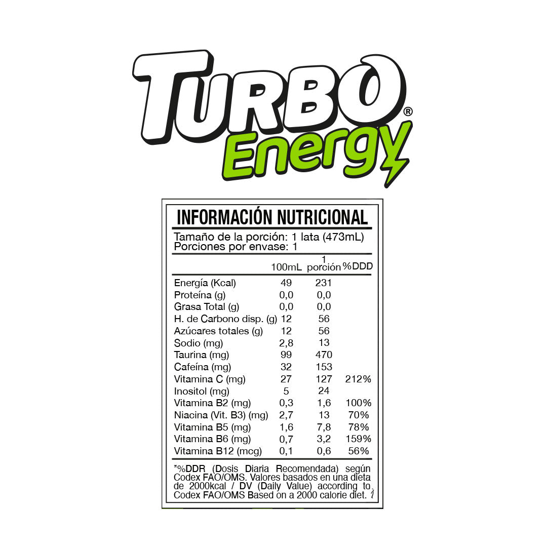 Turbo Energy (6 pack)