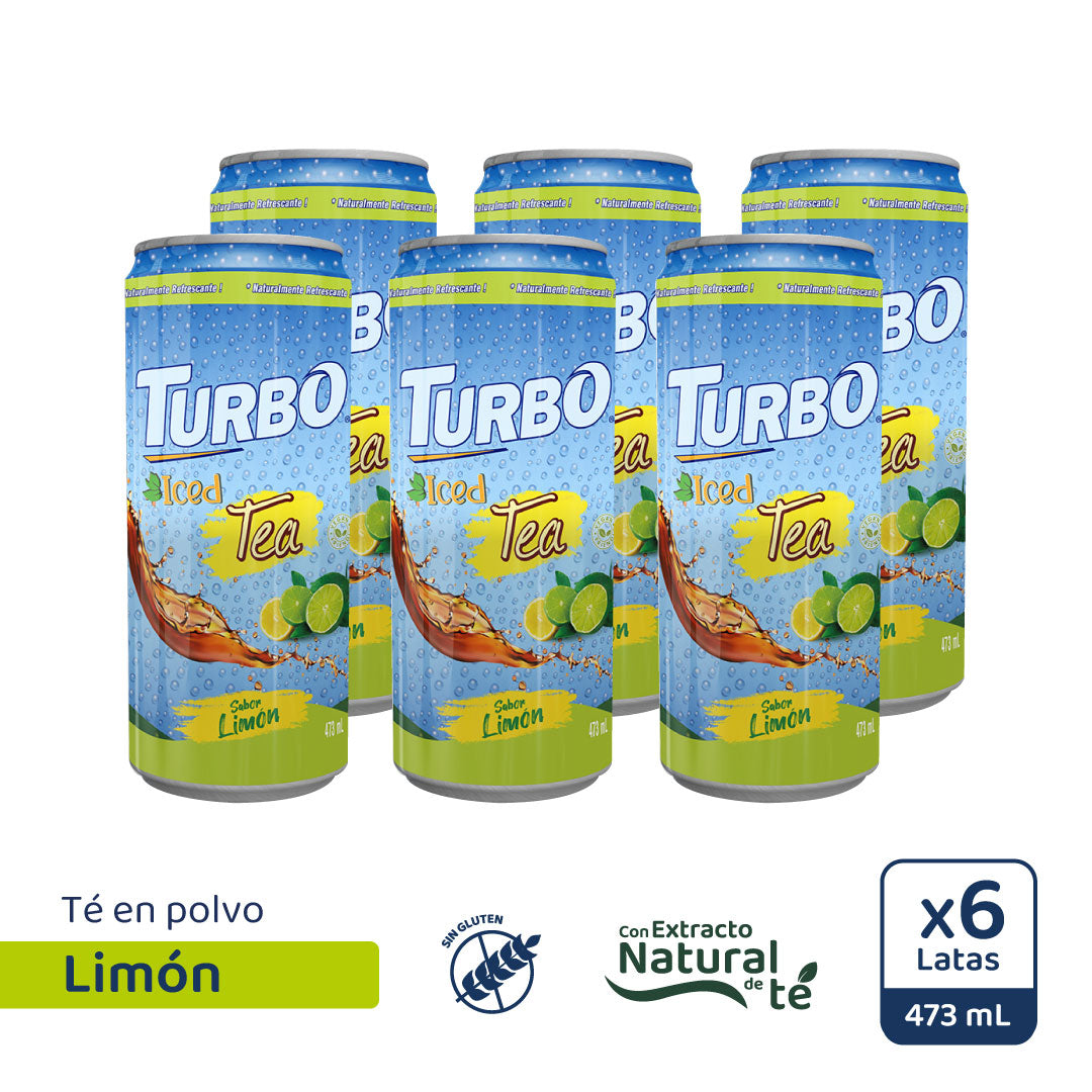 Turbo Iced Tea 473ml (6 Pack)
