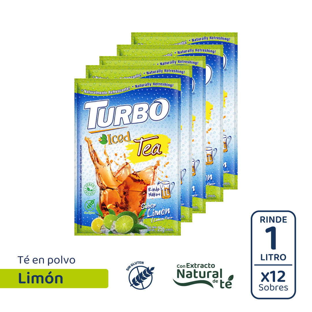 Turbo Iced Tea 1L (12 Sobres)