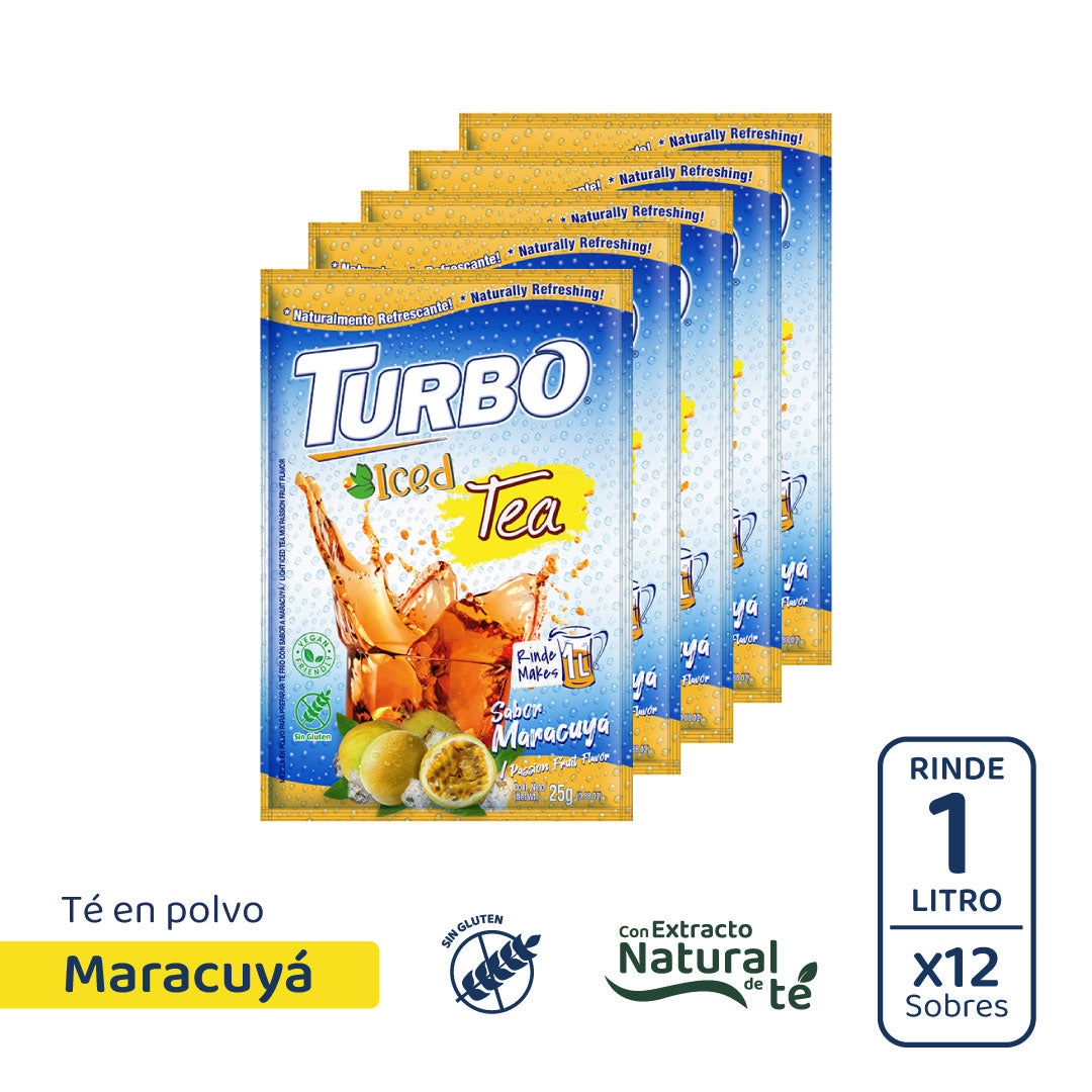 Turbo Iced Tea 1L (12 Sobres)