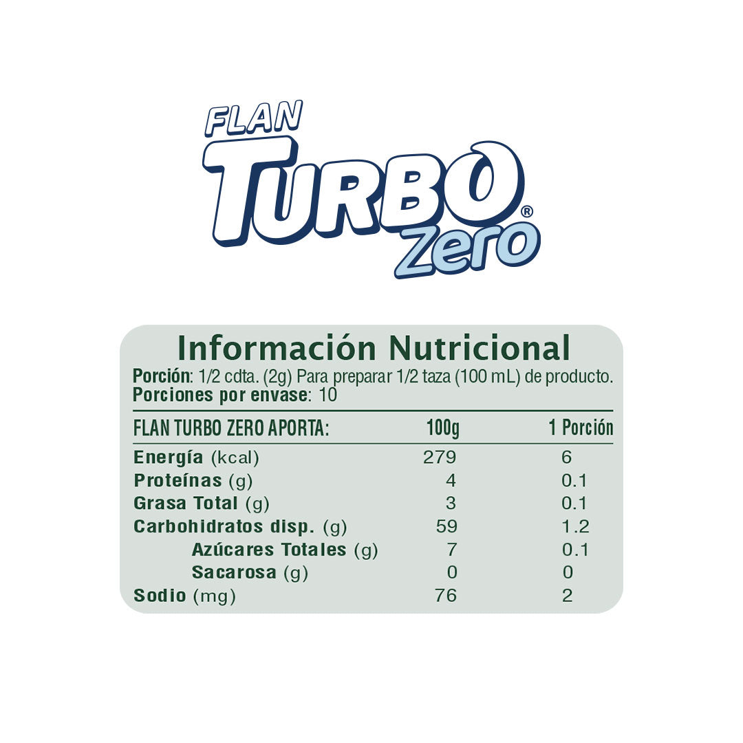 Flan Turbo Zero (3 cajas)