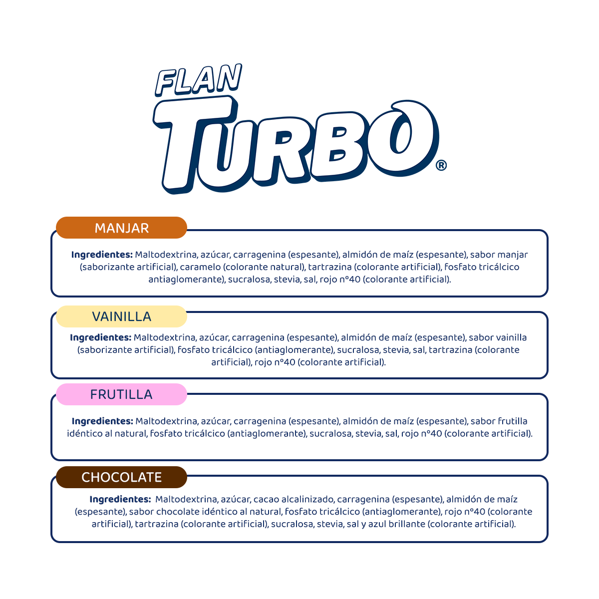 Flan Turbo Zero (3 cajas)