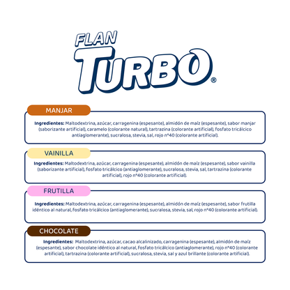 Flan Turbo Zero (3 cajas)