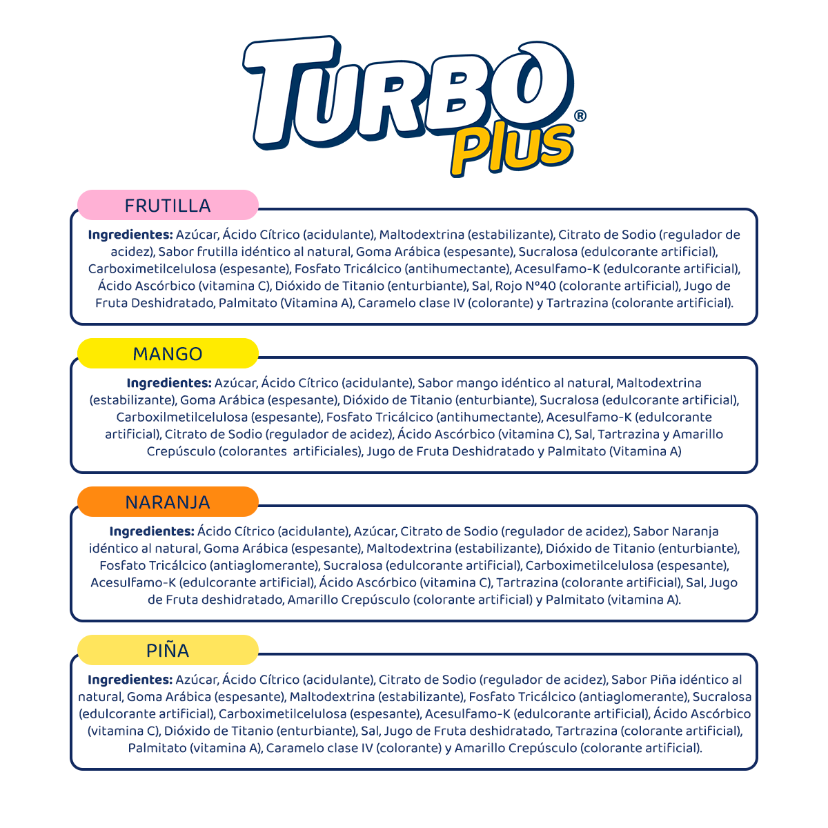 Turbo Plus (10 Sobres)