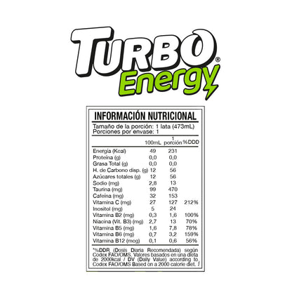Turbo Energy (6 pack)