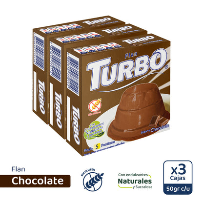 Flan Turbo (3 cajas)
