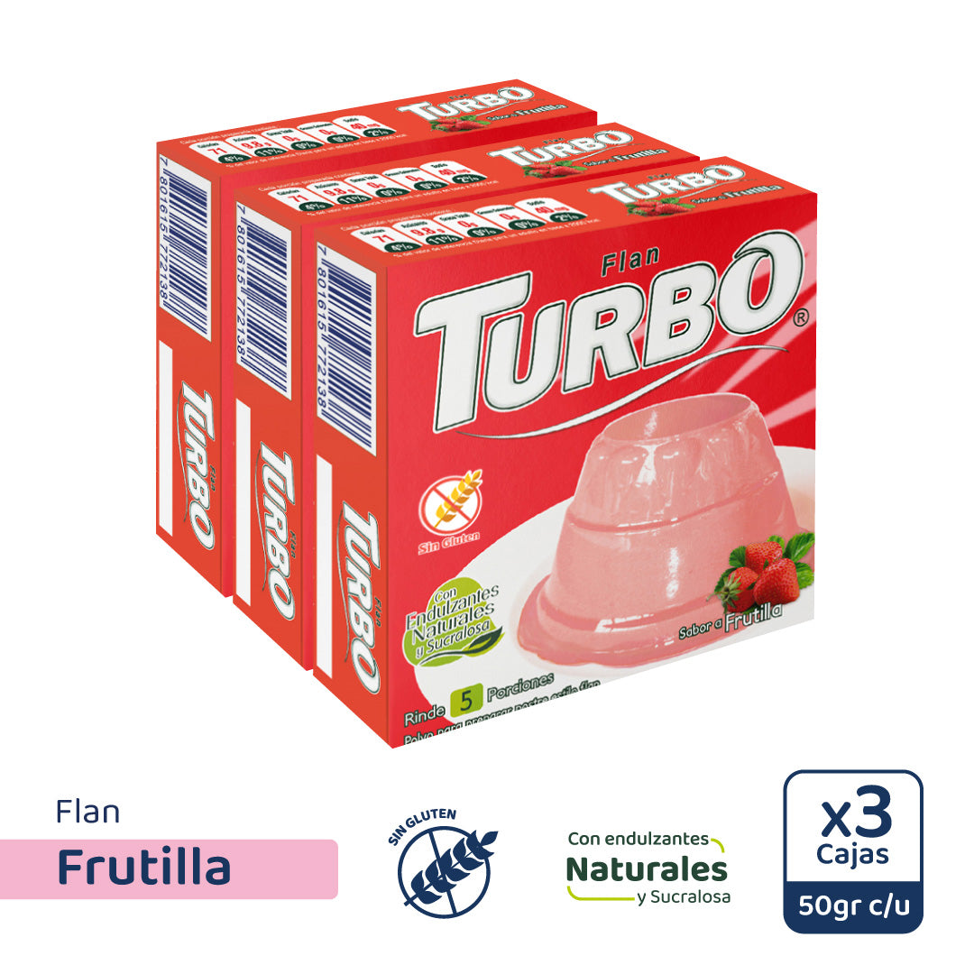 Flan Turbo (3 cajas)
