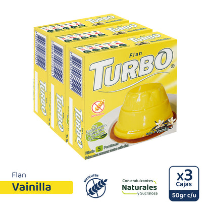 Flan Turbo (3 cajas)